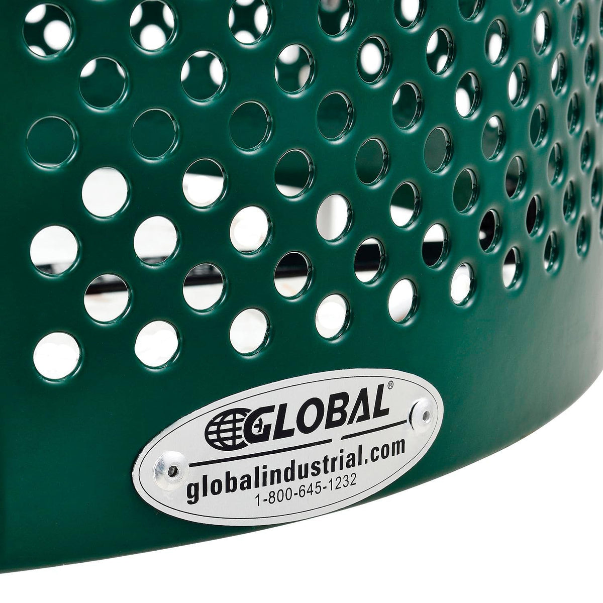 Global Industrial Green / Industrial / 36.0 gallons Outdoor Trash Cans