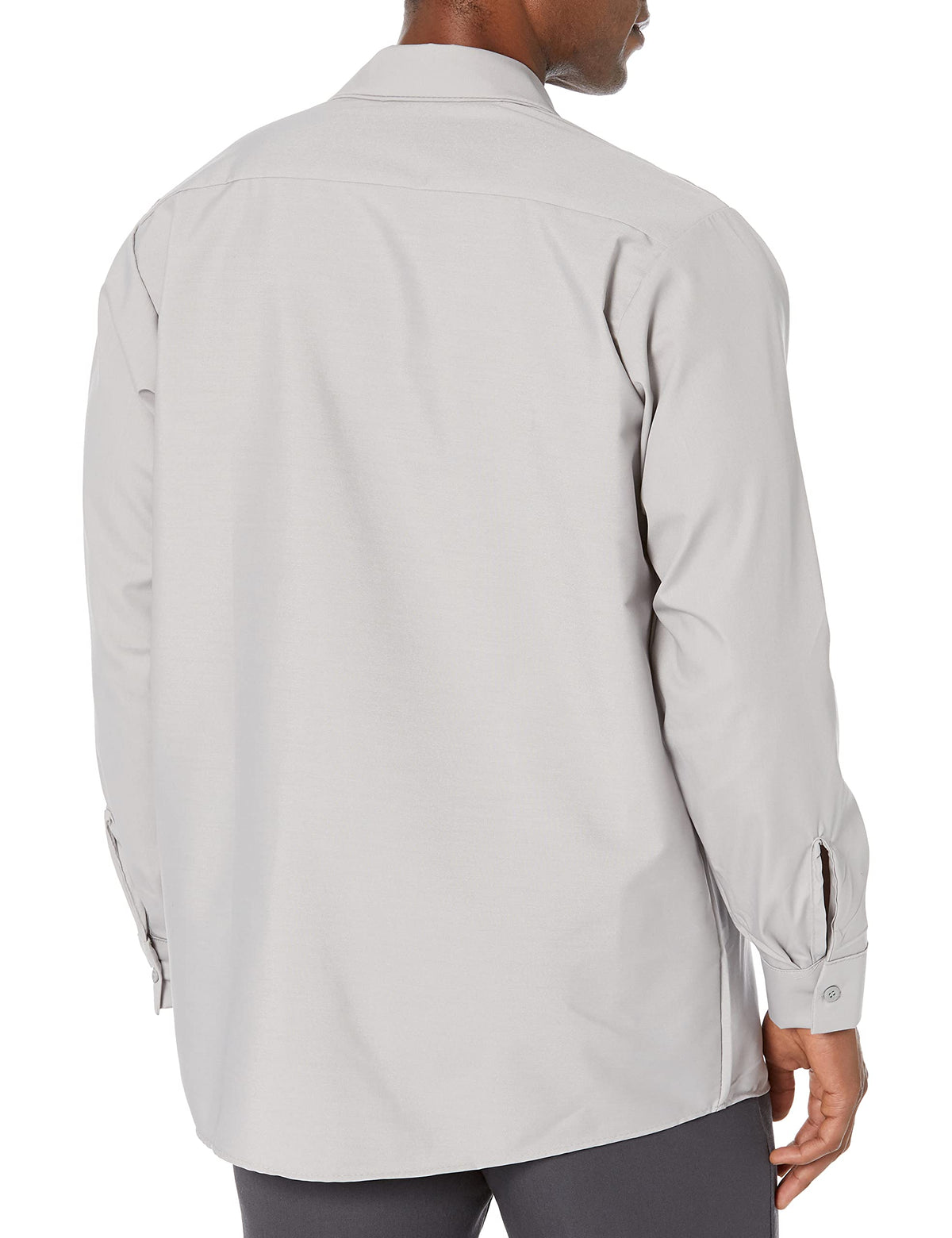 Long Sleeve Industrial Solid Work Shirt Silver Grey Medium - 5 Pack by Red Kap – Silver Grey, Pack of 5, Model SP14