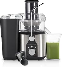 Hamilton Beach Easy Clean Juice Extractor with Easy Sweep cleaning tool, 3" Big Mouth chute, R67870 (Renewed)