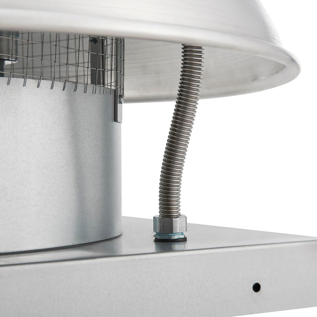 Aluminum Roof Axial Exhaust Fan by Global Industrial – Aluminum, Silver, Model RMD12