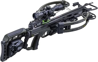 TenPoint Phantom De-Cock - 400 FPS - Our Lightest Reverse Draw Crossbow Ever - Equipped with Pro-View 400 Lighted Scope + ACUdraw De-Cock System