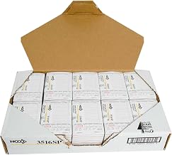 National Checking Company Waitrpad Paper - 1 Part White, 13 Line, 3.5 x 5.125 inch - 10000 per case.