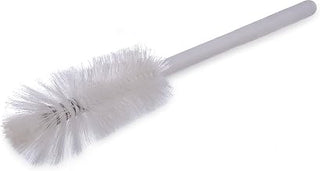 SPARTA 4046702 Plastic Bottle Brush, Decanter Brush, Kitchen Brush With Soft Polyester Bristles For Cleaning, 16 Inches, White