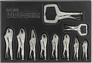 IRWIN Tools VISE-GRIP Original Locking Tool Set with Tray, 10 Piece, 1078TRAY