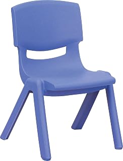 Flash Furniture Furniture>Seating>Chairs>Stack, 10.5", Blue