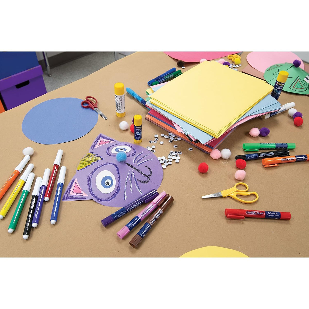 Prang Construction Paper by DIXON TICONDEROGA CO - PACON – 9 x 12 inches, Paper, Violet, Pack of 10, Model PAC7203-10