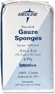 MIINON25408 - Medline Nonsterile Woven Gauze Sponges