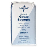 MIINON25408 - Nonsterile Woven Gauze Sponges by Medline – Cotton, White, Pack of 200