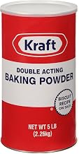 Kraft Original Double Acting Baking Powder, 5lb Canister (6 Per Case)