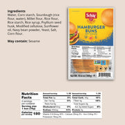 Schär Hamburger buns / 4 pack Hamburger Buns