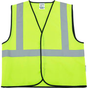 Class 2 Hi-Vis Safety Vest by Global Industrial – 4X-Large-5X-Large, Polyester, Lime Green, Model 641638LXXXXL