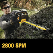 Trimmer Hedge Bare 20V by DEWALT – One Size, Metal, Black/Yellow, Model DCHT820B