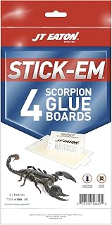 JT Eaton Stick-Em Scorpion Glue Trap, Plastic Tray, 4-Pack Indoor