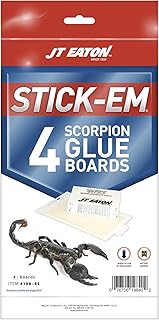 JT Eaton Stick-Em Scorpion Glue Trap, Plastic Tray, Case of 24