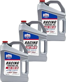 Lucas Oil 10621 SAE 20W-50 Racing Engine Oil - 5 Quart (Pack of 3)