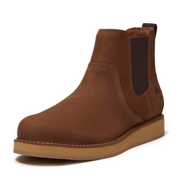 Men's Redwood Edge Chelsea Boot by Timberland – 9 Wide, Leather, Rust Nubuck