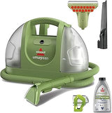 Bissell Little Green Multi-Purpose Portable Carpet Cleaner, 1400B | Multi-surface upholstery cleaning; exclusive specialty tools included; car & auto detailing; Green color