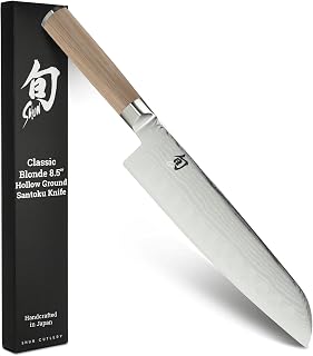 Shun Classic Blonde 8.5" Hollow Ground Santoku Knife