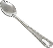 Thunder Group 13" solid basting spoon, stainless steel handle, comes in each
