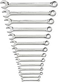 GEARWRENCH 14 Pc. 6 Pt. Combination Wrench Set, SAE - 81924 (Pack of 6)