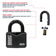 ABUS Keyed Different / KD / Black Keyed Padlocks