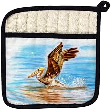 Betsy Drake PT050P Flying Pelican Pot Holder