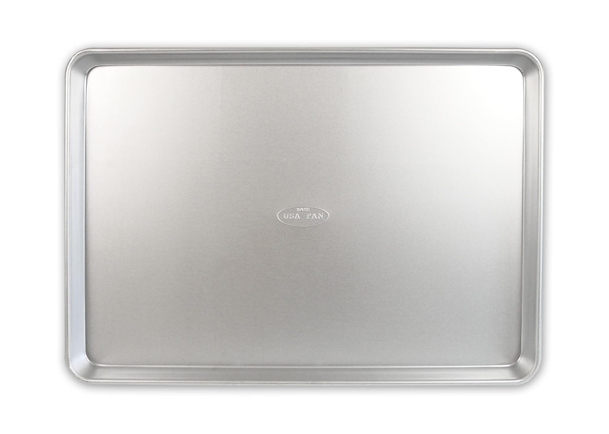 Bakeware Traditional Aluminized Steel Uncoated Extra Large Baking Sheet Pan by USA Pan – XL Sheet, ALUMINIZED STEEL, Natural Metal, Model 1055HS-UN-6