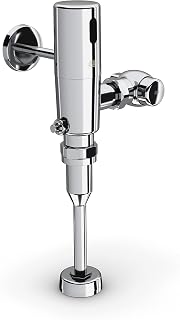 Zurn ZTR6203-QRT-HW Commercial Brass 0.25 gpf Sensor Operated Urinal Flush Valve, Hardwired, Exposed Chrome Plated Flushometer, 0.25 gal per Flush