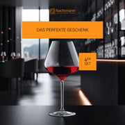 ViNOVA Red Wine Balloon Glass by Nachtmann – 4 Count (Pack of 1), 28.4 fluid_ounces, Glass, Clear, Pack of 4