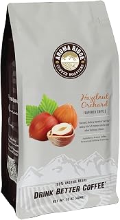Aroma Ridge Hazelnut Coffee, Medium Roast, 1 lb Whole Bean FlavorSeal Bag