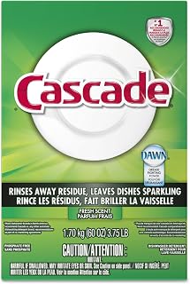 Cascade Dishwasher Detergent - Powder - 60 Oz (3.75 Lb) - 1/ Each - White