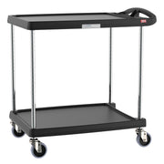 METRO Black / Medium, 2-Shelf / 1 Utility Carts