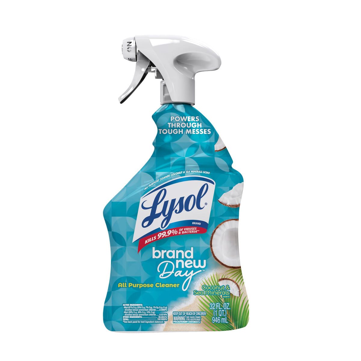 Lysol 32 Fl Oz (Pack of 1) / Coconut & Sea Minerals / Blue All-Purpose Cleaners