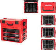 TEKTON 3-Drawer Stack with Tool Box (L-BOXX 2) and Parts Trays | OLB99200