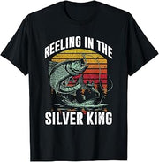 Reeling In The Silver King Tarpon Fisherman T-Shirt