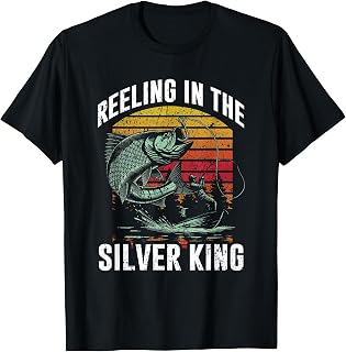 Reeling In The Silver King Tarpon Fisherman T-Shirt