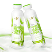 Dove 17.5 Fl Oz (Pack of 1) / White / Almond Milk & Green Apple Body Washes