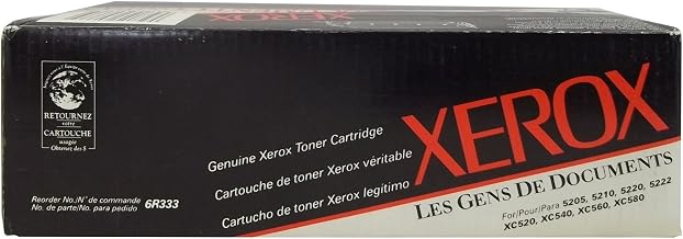 XEROX 6R333 Toner/developer cartridge for xerox copiers 5205, 5210, 5220 & others, black