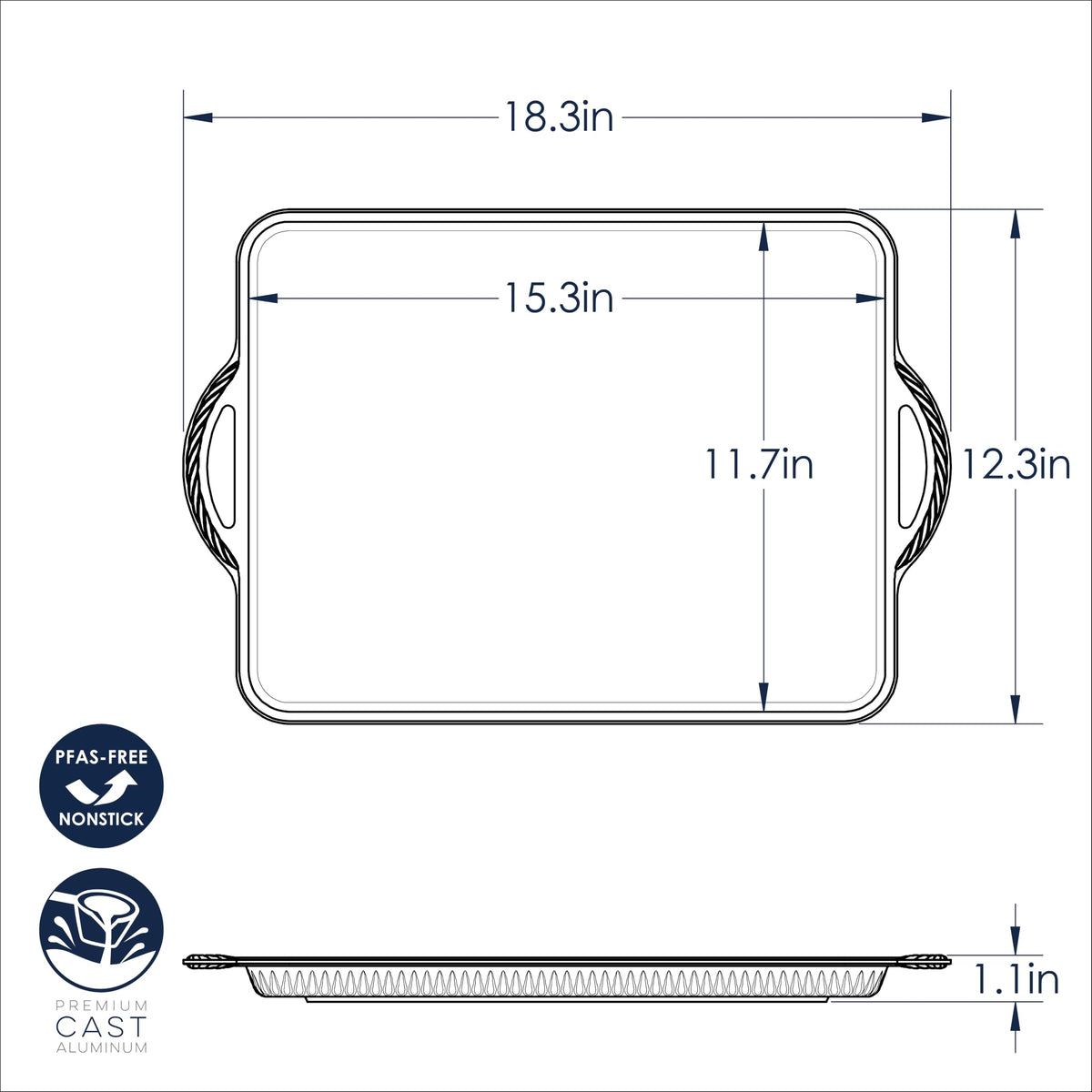 Nordic Ware Baking Sheet / Green / 1 Baking & Cookie Sheets