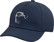 Funny Smoking Ostrich for Men Women Emu Smoking Cigarette Adjustable Baseball Hat