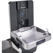 Wall Mount Bi-Level Refrigerated Bottle Filling Station by Global Industrial – Stainless Steel, Gray, Model 761243
