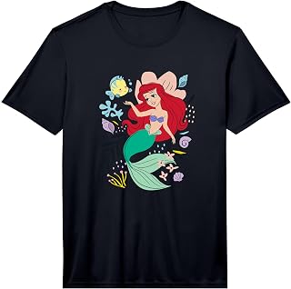 Disney The Little Mermaid Ariel & Flounder Undersea Besties Performance T-Shirt