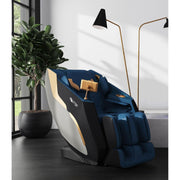 Enhance Massage Chair in Navy PU by Picket House Furnishings – 30"W x 60"D x 45"H, Metal, Navy, Model U-11680-1-600