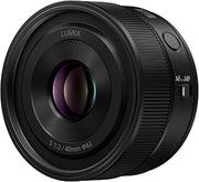 Panasonic LUMIX S Series Camera Lens - 40mm F2 Compact Prime L-Mount Lens - S-S40, (Black) | S-S40