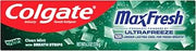 Colgate MaxFresh Clean Mint Fluoride Toothpaste, 6.3 oz
