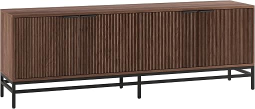 Henn&Hart 70" TV Stand for TVs up to 78", Medium Walnut
