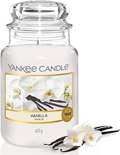 Yankee Candle Vanilla Large Jar Candle, White
