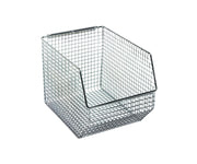 QUANTUM STORAGE SYSTEMS 10-1/2" x 8" x 7" / Chrome / Chrome Carbon Steel Storage Racks
