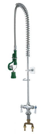 Krowne Royal Series Pre-Rinse Assembly – 13"L x 27"W x 4"H, Ceramic, Silver, Model 17-202WL