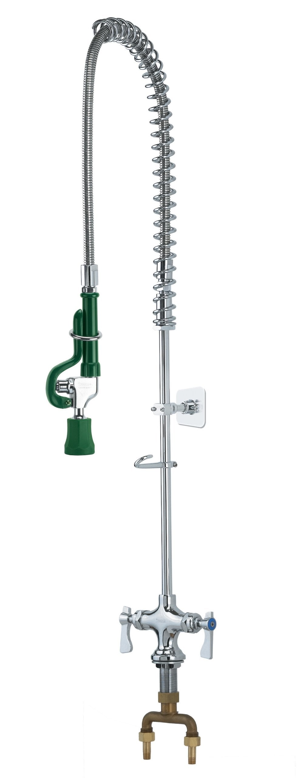Krowne Royal Series Pre-Rinse Assembly – 13"L x 27"W x 4"H, Ceramic, Silver, Model 17-202WL